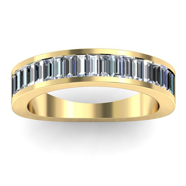 AH Dempsey Diamond Band in 18kt Yellow Gold AU